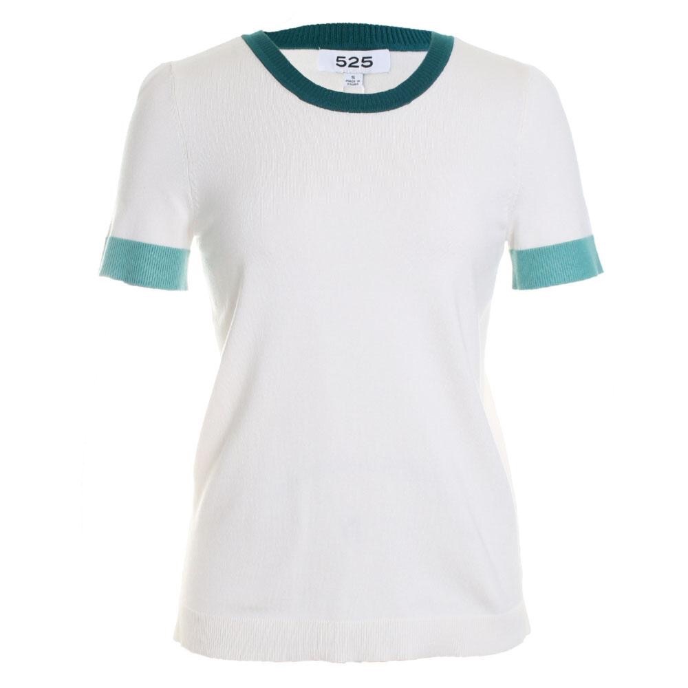 525 America Short Sleeve Crew Neck Tee Chalk Small